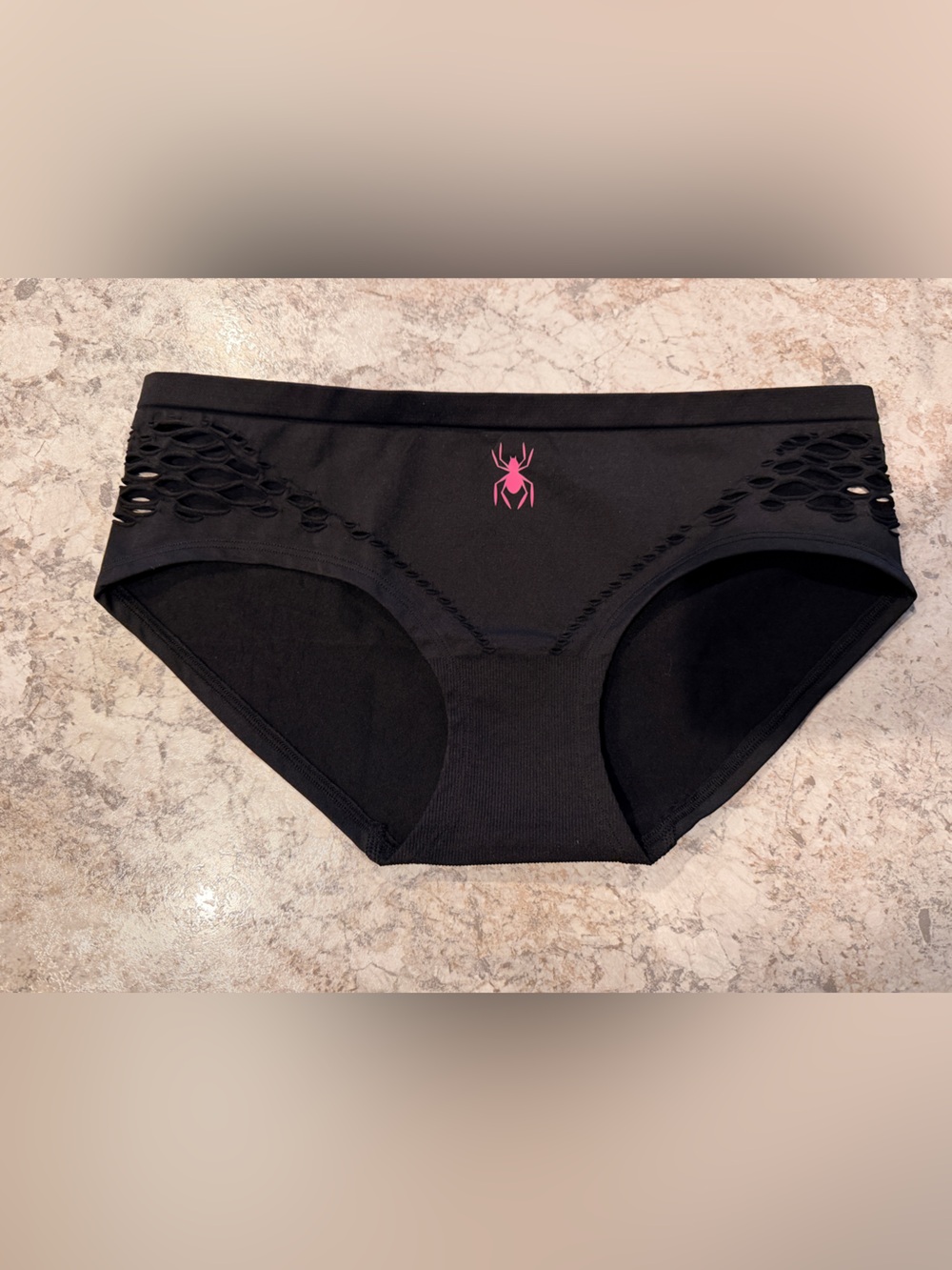 VS PINK Spider Halloween Panty Hiphugger NWT Medium